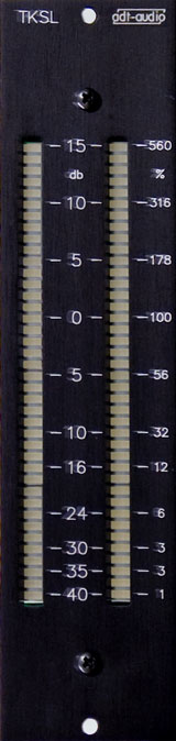 Frontplatte Stereo Peakmeter TK-SL