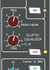 elliptischer Equalizer für Surround-Format